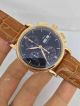 Swiss Copy IWC Schaffhausen Watch Yellow Gold Brown Leather  (2)_th.jpg